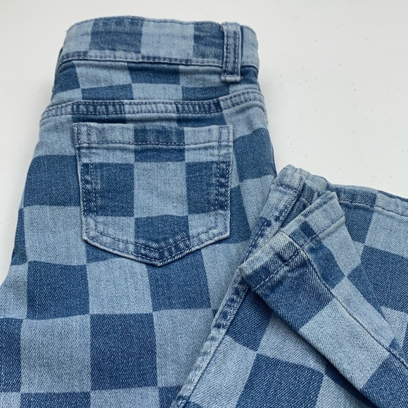 Girls There Abouts Straight Fit Checkered Pattern Jeans. Size 6X - Picture 8 of 10